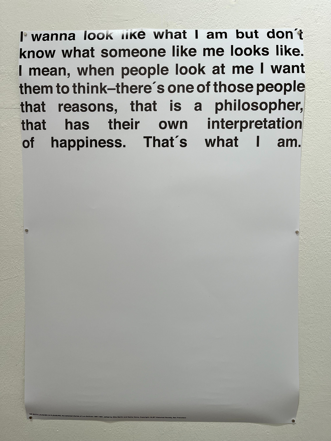 Jonas Monka „LOU A00120 Poster I“, 2020, Digitaldruck auf Papier, 71 x 50 cm Edition von 20 - rückseitig nummeriert und signiert, pro Stück 270 €